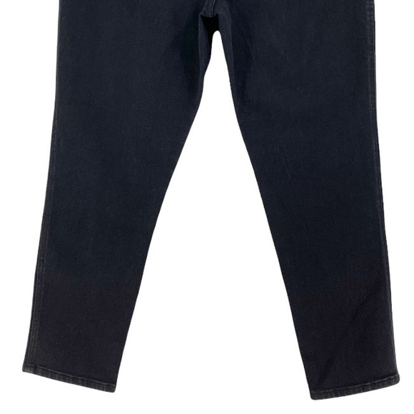 Retro Black High Rise Mom Jeans Stretch Tapered Leg by West Port Denim - Picture 10 of 16